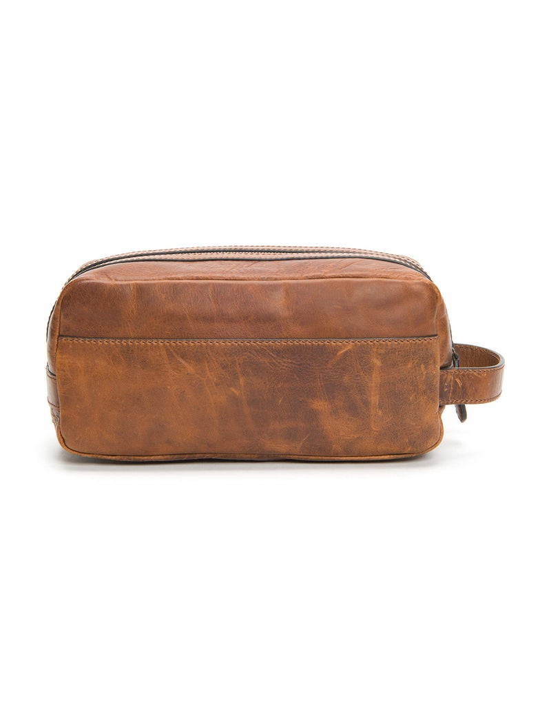 FRYE Men's Logan Large Travel Dopp Kit, Cognac, One Size,Standard - Image 5